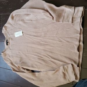 Vince Thermal shirt l/s PIMA Cotton.  Made in Peru. Size XL. NWT